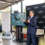 Samir Patel, CEO and Founder of Workable, speaks at the launch of the company's WELL Coworking Rating the first such certification awarded to a coworking space in Africa.